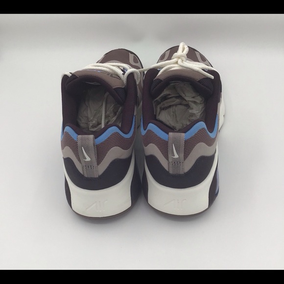 Nike Air Max 200 Sneakers AQ2568-200 Pastel Blue/Brown Lace-Up Breathable Mesh M - Picture 4 of 5